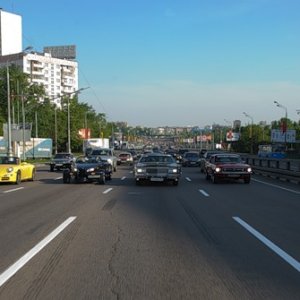 Колонна show-cars на Дмитровском шоссе
Фотограф Александр Долгиев