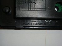 3  Маркировка блока управления отопителем без кондиционера.JPG