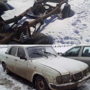 переделка из 3110 в 3110 4х4
