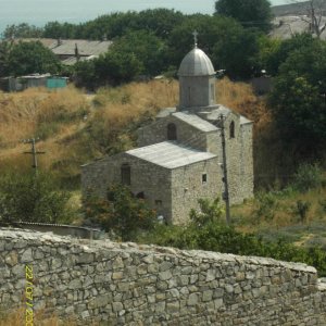 Феодосия. Старая каменная церковь Иверской Иконы Божьей Матери.