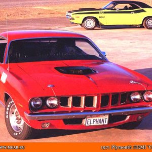 16 71 Cuda HEMI Coupe