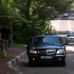 Моя крыска на серпантине :)