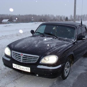 На трассе между Самарой и Новокуйбышевском ...