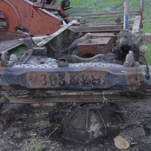 рама от ГАЗ 51 под новый тракторок готовится (5)