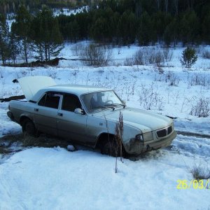 на скалах в перед тайгой