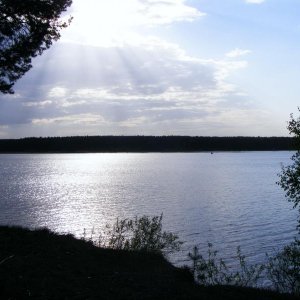 На берегу Волги.