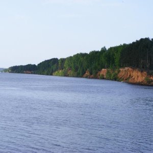 На берегу Волги.