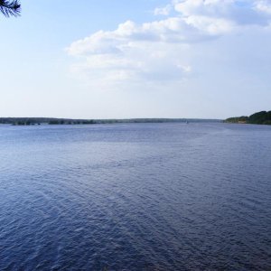 На берегу Волги.