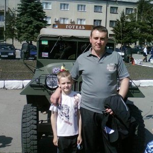Я с младшеньким на 9 МАЯ.