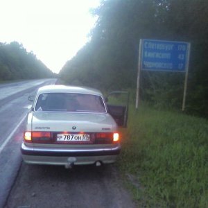 поездка в Питер, трасса Псков-Кингесепп