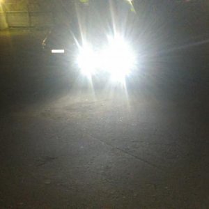 В темноте