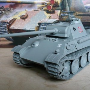 Pz V Ausf G Panther (Dragon 1:35)
Наборные траки из коробки