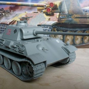 Pz V Ausf G Panther (Dragon 1:35)
Наборные траки из коробки