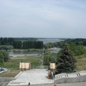 Азов. Речной пляж