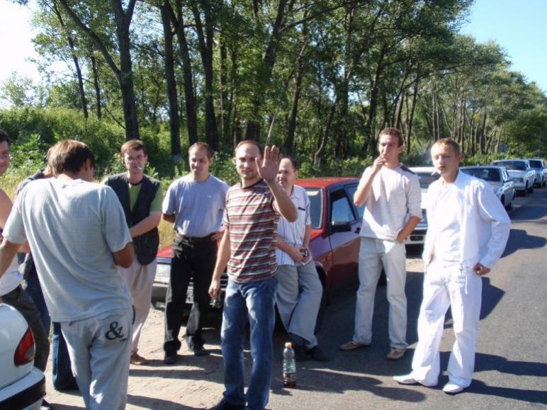 Встреча на въезде в Курск