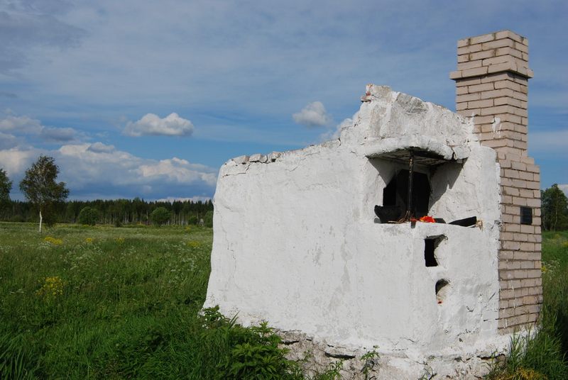Дер. Большое Заречье В октябре 1943 года в деревню ворвались гитлеровцы. Жестоко расправились они с мирными жителями. В Заречье было заживо сожжено 66
