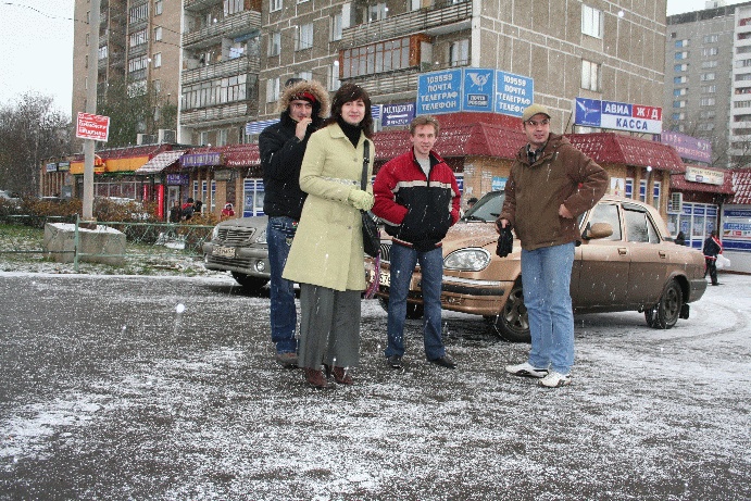 И встретились мы... И был снег...И стало на душе теплей!!!