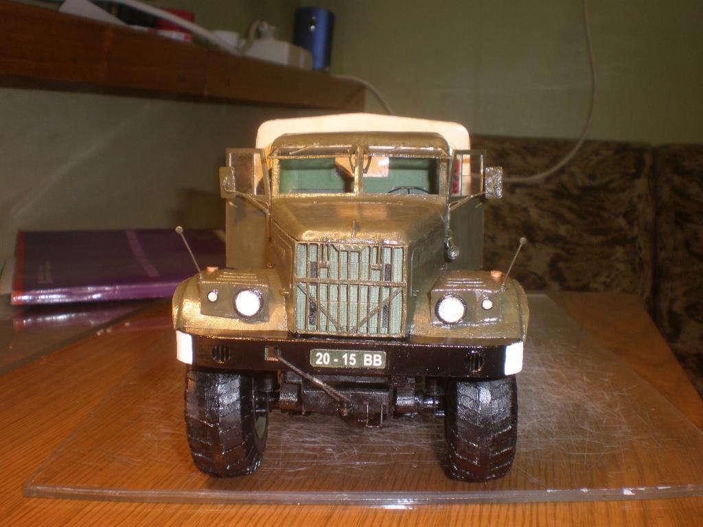 КрАЗ 255Б 1/25 из бумаги