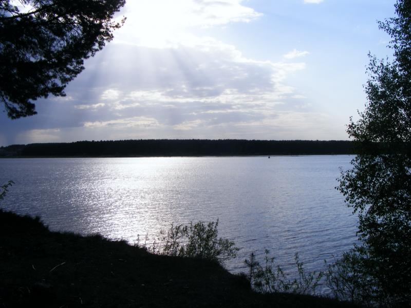 На берегу Волги.