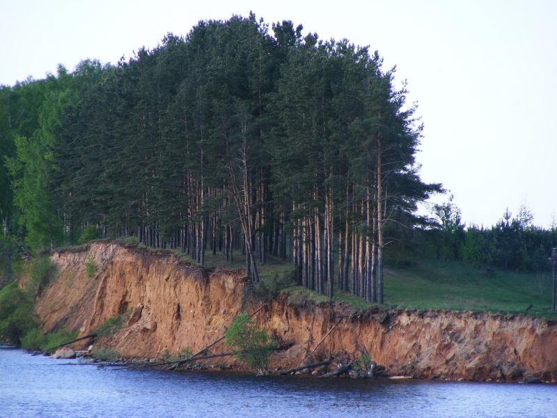 На берегу Волги.