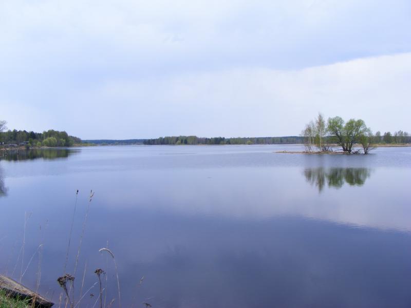 На берегу Волги.