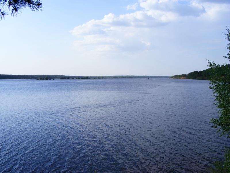 На берегу Волги.