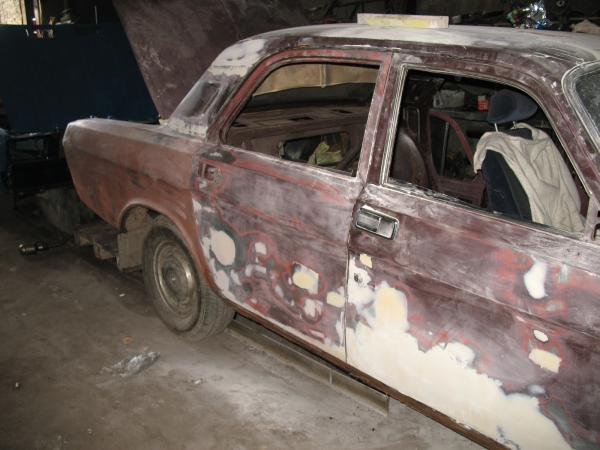 Подготовка к покраске.