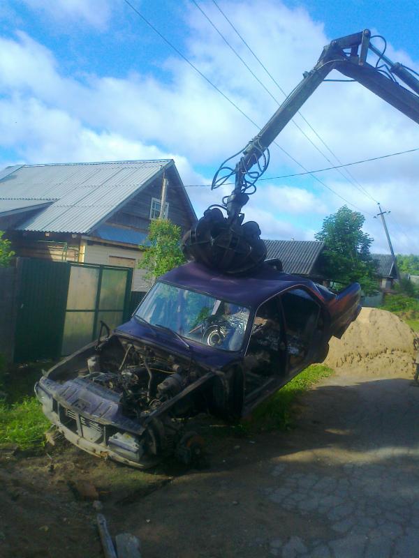Последний путь моего баклажана..