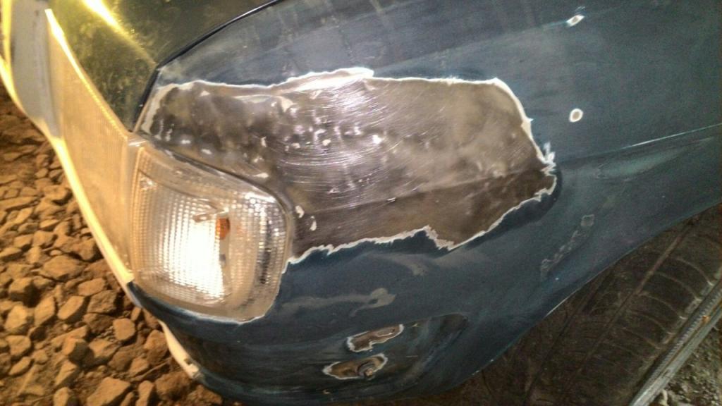 Почистил крыло.