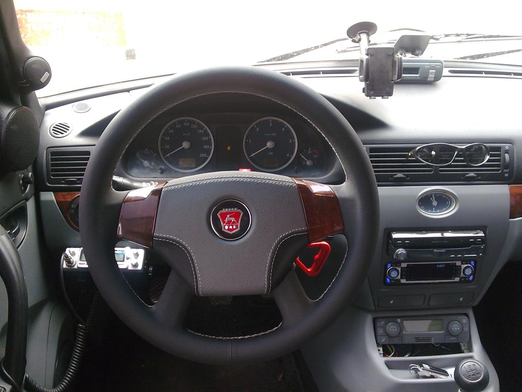 Теперь у меня вот такой руль