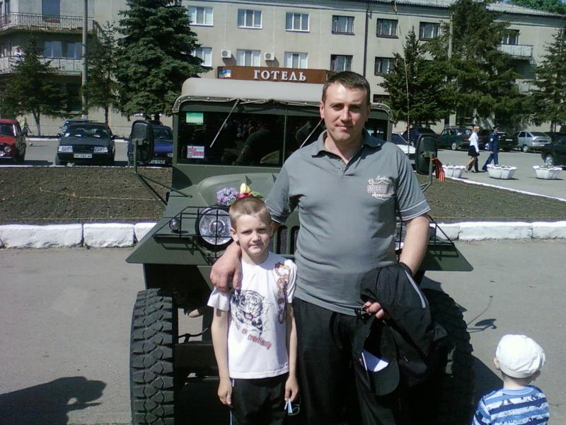 Я с младшеньким на 9 МАЯ.