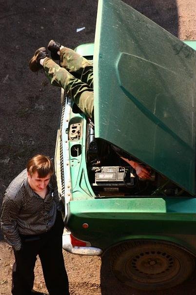 брезентовая муфта рулевого, как же она меня достала.