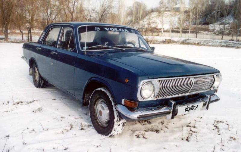 волга газ 24 зимой красавица