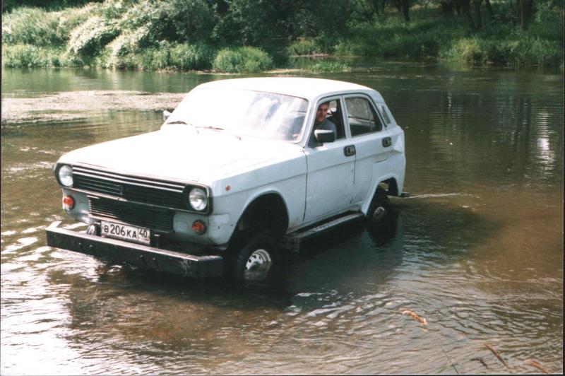 в воде