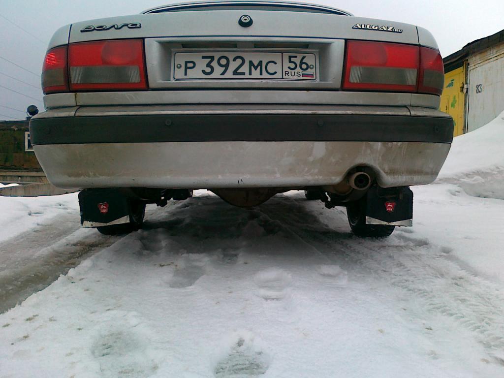 после инсталляции брызговичков на авто )