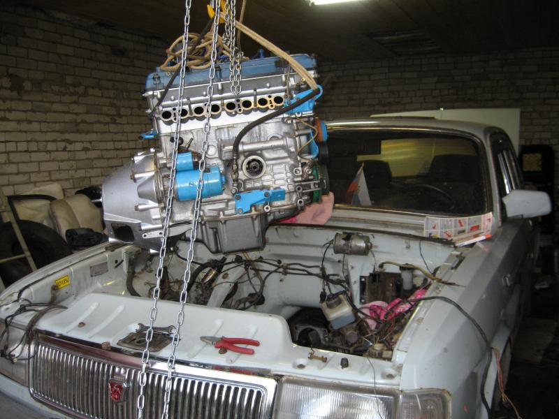 установка 406 после переборки.