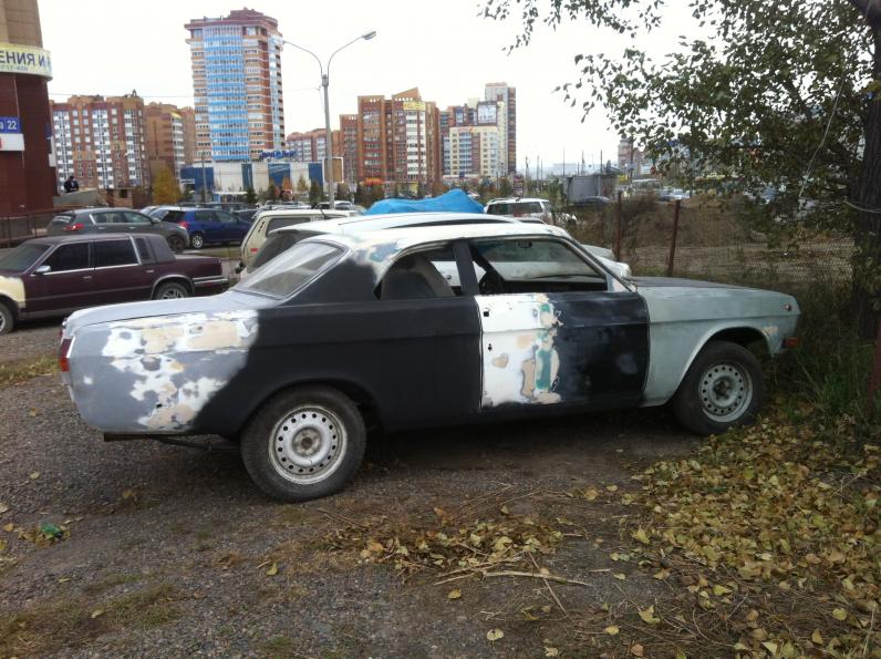 частично загрунтовал.